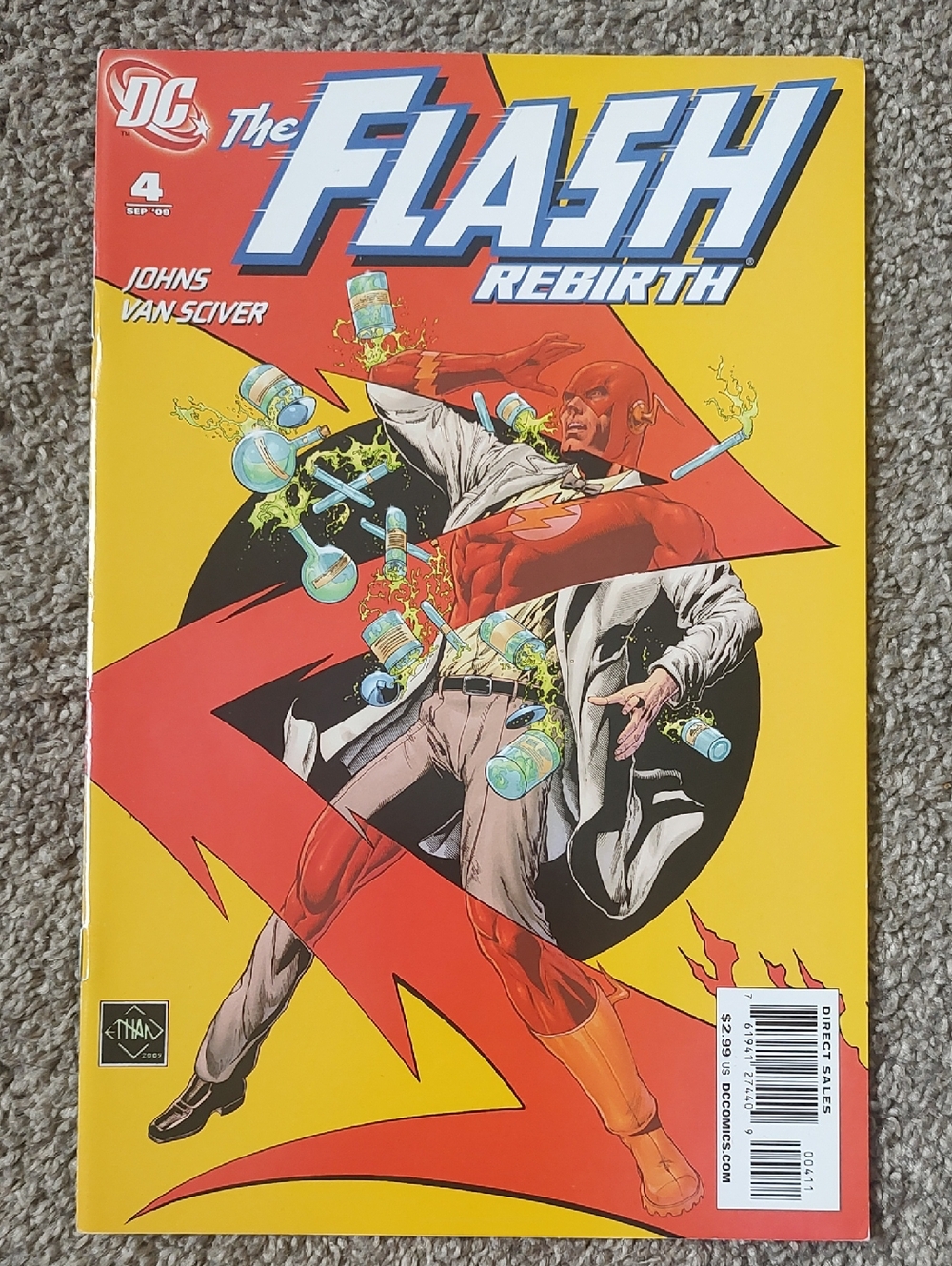 DC Comics The Flash Rebirth #4 September 2009